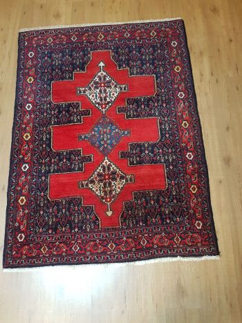 vintage handgeknoopt perzisch tapijt Senneh