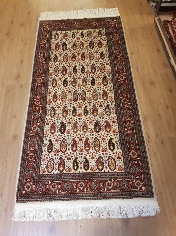 236x104 Vintage handgeknoopt perzisch tapijt Serabent