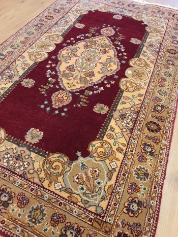 163x90 vintage handgeknoopt perzisch tapijt kirman ID12166 - Afbeelding 2