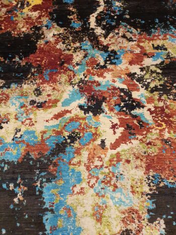 251x194 handgeknoopt oosters tapijt modern design ID17516 - Afbeelding 2