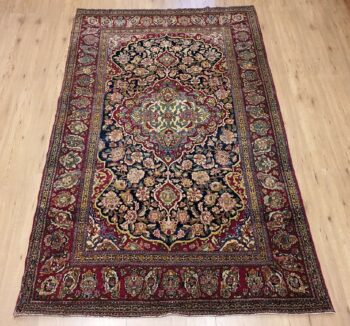 211x134 vintage handgeknoopt perzisch tapijt antiek ID18476