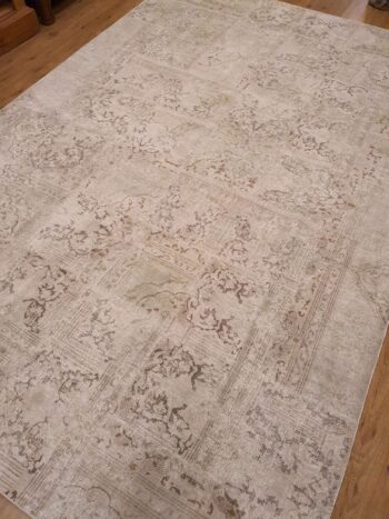 300x200 vintage handgeknoopt perzisch tapijt patchwork ID18525 - Afbeelding 2