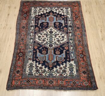188x138 vintage handgeknoopt perzisch tapijt hamadan ID22704