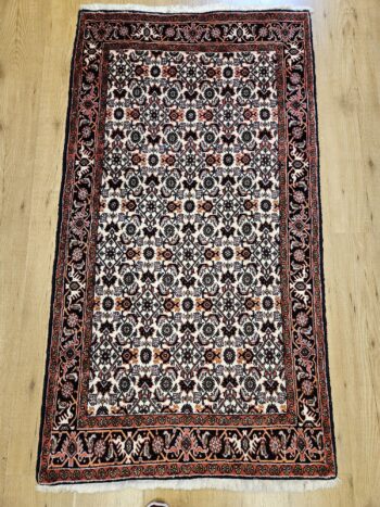 157x84 vintage handgeknoopt perzisch tapijt bidjar ID20861