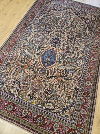 208x130 vintage handgeknoopt perzisch tapijt sarough ID30217 - Afbeelding 2