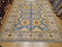 293x254 handgeknoopt oosters tapijt kazak ID30543