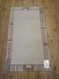 160x90 handgeknoopt oosters tapijt modern ID30371