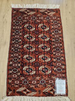 103x64 vintage handgeknoopt oosters tapijt bochara ID30321
