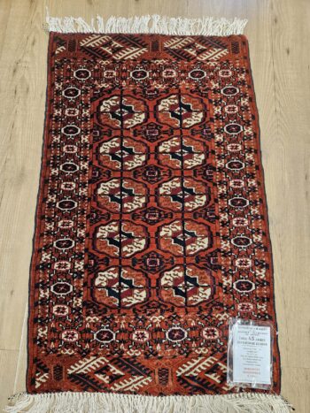103x64 vintage handgeknoopt oosters tapijt bochara ID30321