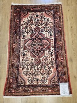 120x77 vintage handgeknoopt perzisch tapijt hamadan ID30152
