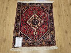 098x74 vintage handgeknoopt perzisch tapijt sarough ID30119