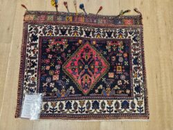 070x81 vintage handgeknoopt perzisch tapijt sirdjan ID30156
