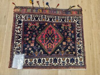 070x81 vintage handgeknoopt perzisch tapijt sirdjan ID30156