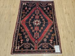 153x108 vintage handgeknoopt perzisch tapijt hamadan ID30997