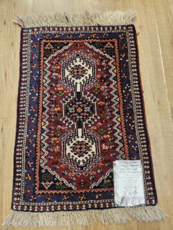 090x55 handgeknoopt perzisch tapijt yalameh ID30669