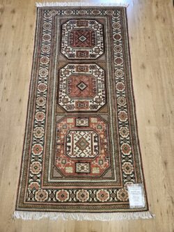 212x98 vintage handgeknoopt oosters tapijt loper ID31000