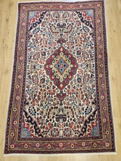 166x103 vintage handgeknoopt perzisch tapijt sarough ID31002