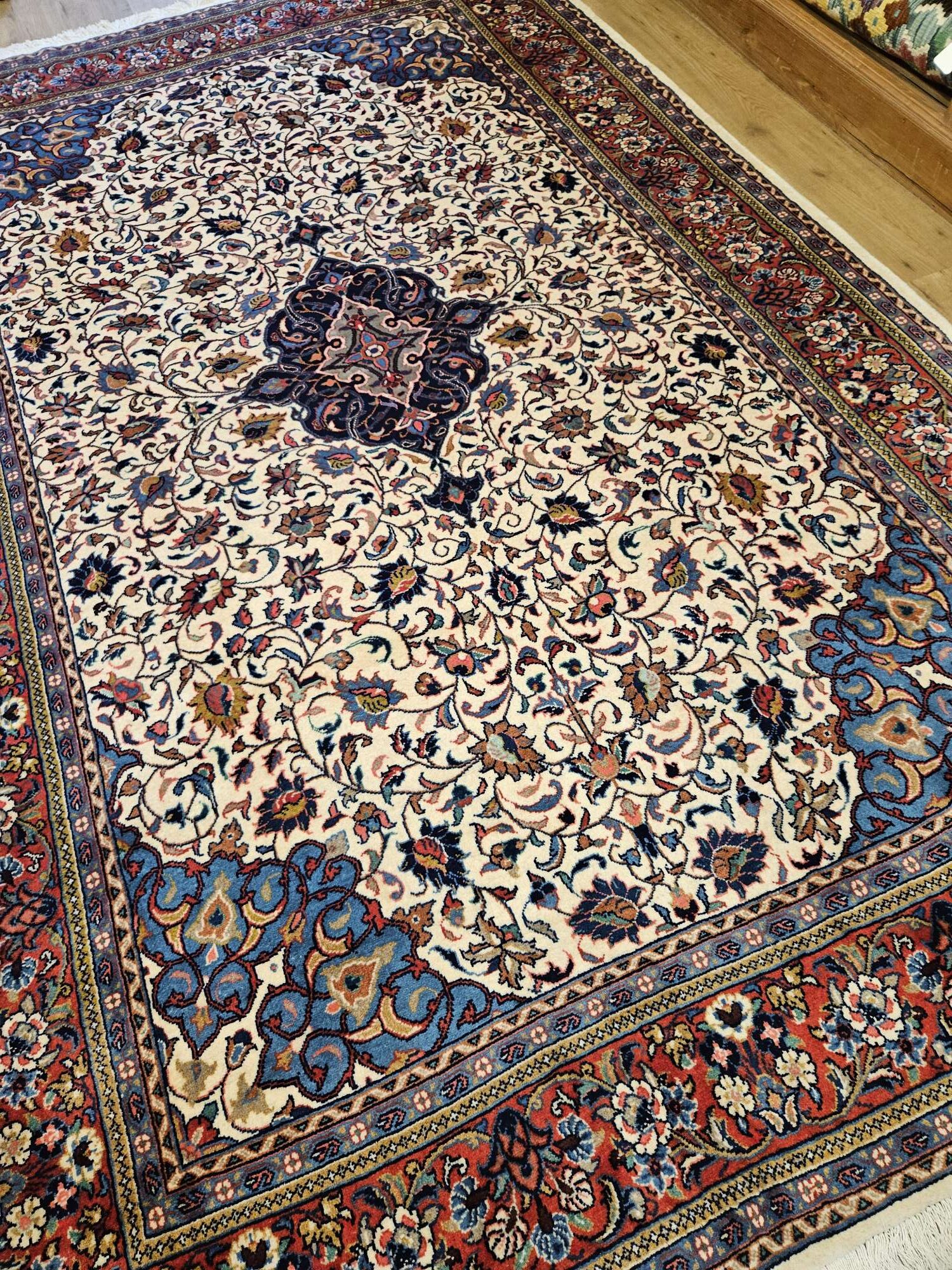 318x200 handgeknoopt perzisch tapijt sarough ID31302 - Afbeelding 2