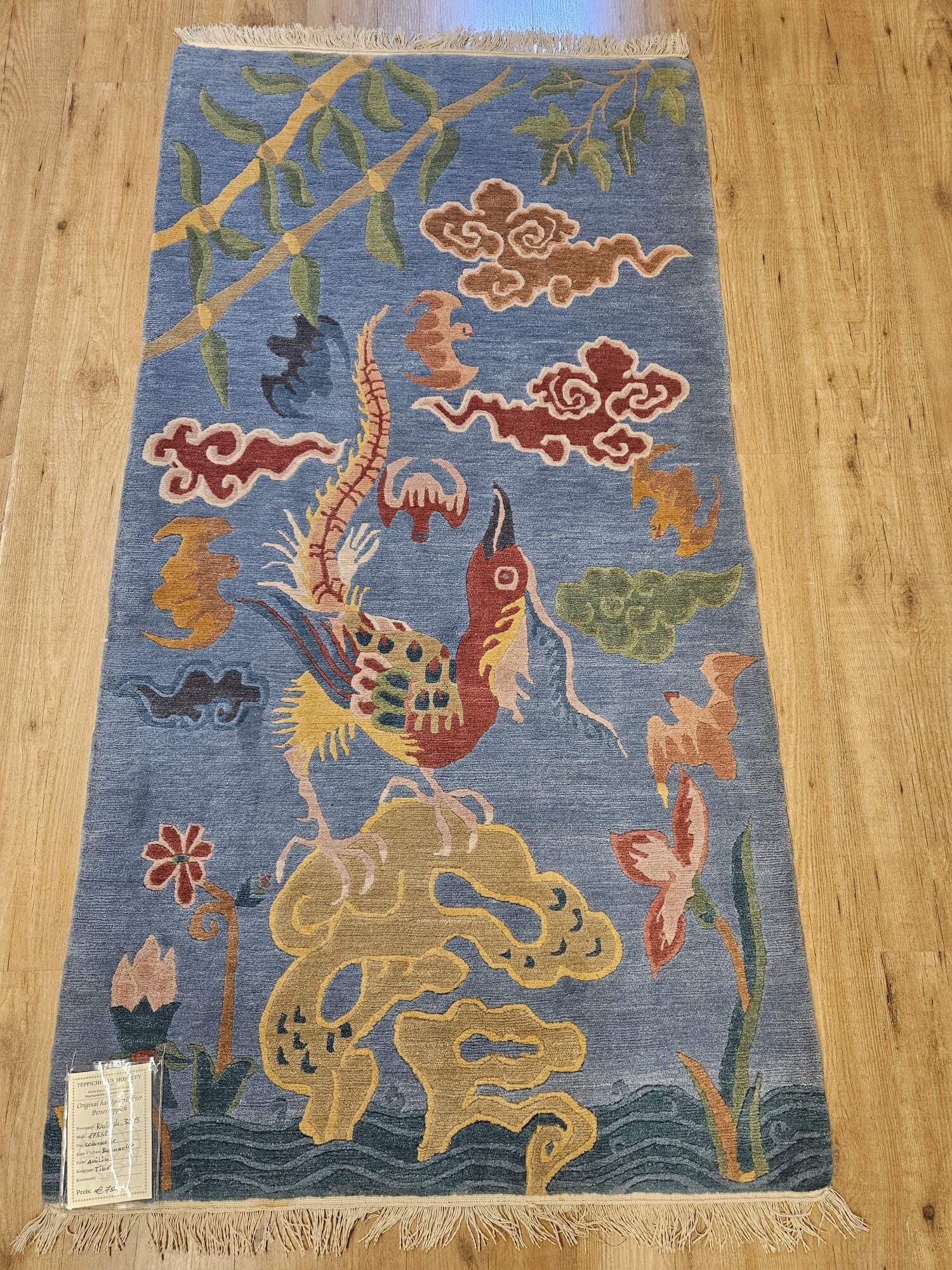 177x88 handgeknoopt oosters tapijt nepal ID31168