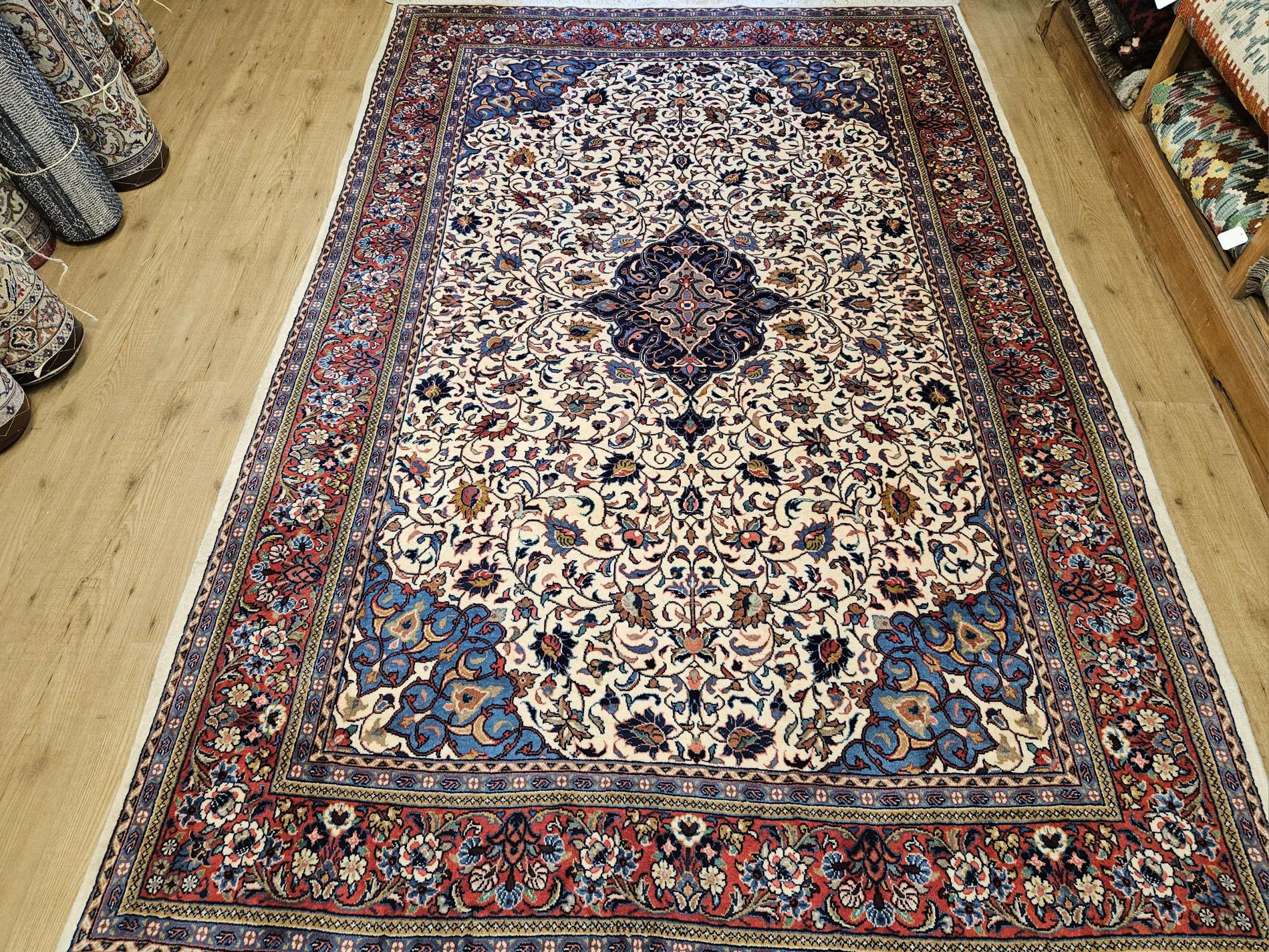 318x200 handgeknoopt perzisch tapijt sarough ID31302