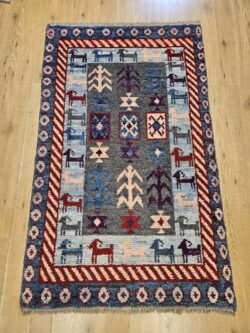 128x79 handgeknoopt oosters tapijt modern ID31277