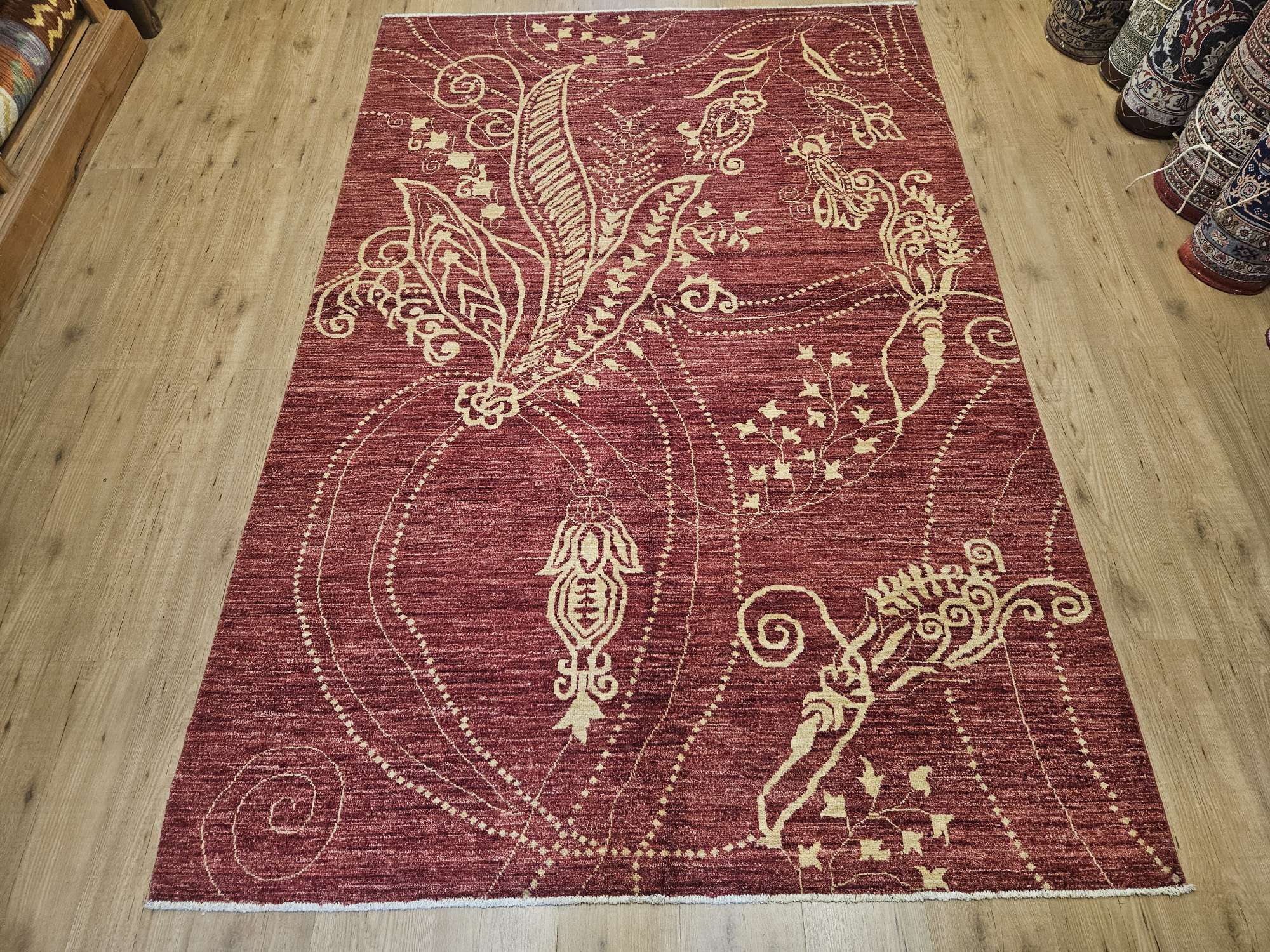 248x166 handgeknoopt oosters tapijt modern ID31365