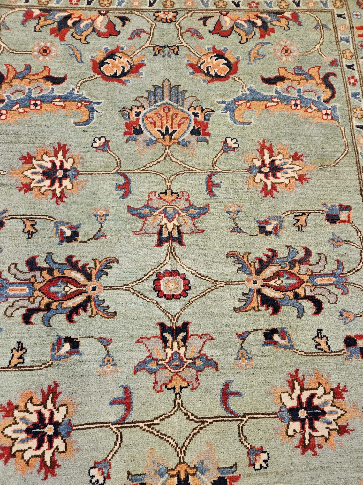 202x149 handgeknoopt oosters tapijt modern design ID31493 - Afbeelding 2