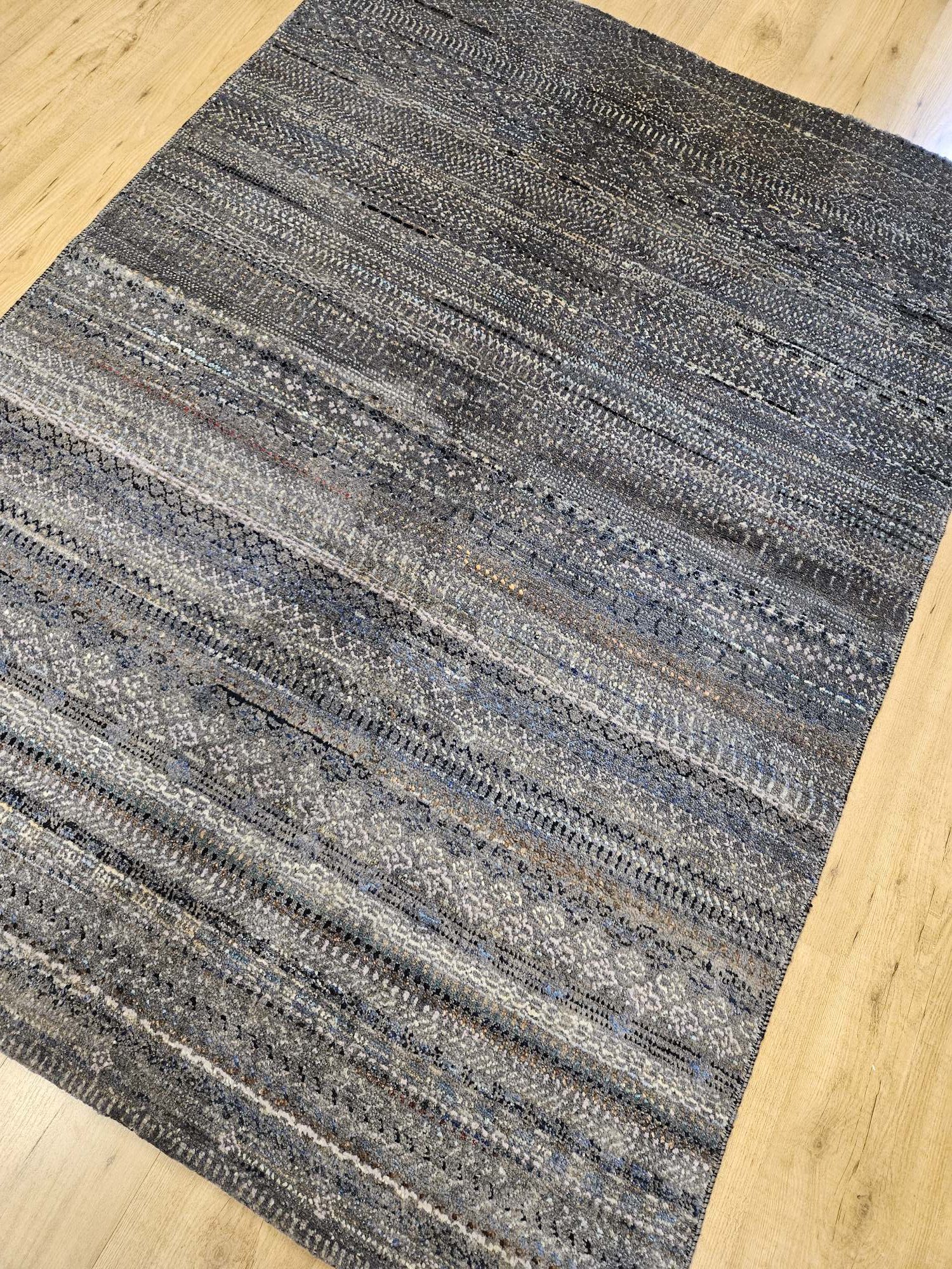 187x135 handgeknoopt oosters tapijt modern ID31639 - Afbeelding 2