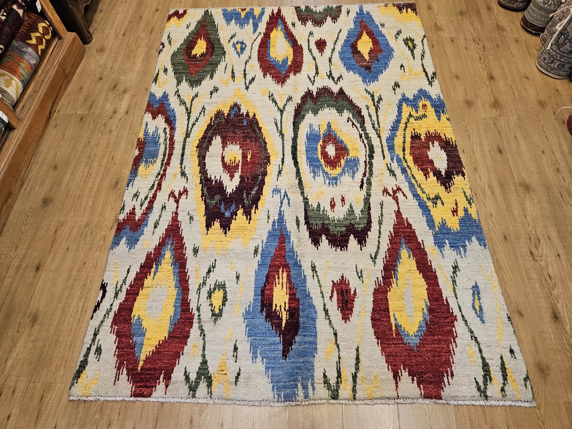 243x167 handgeknoopt oosters tapijt modern ID31497