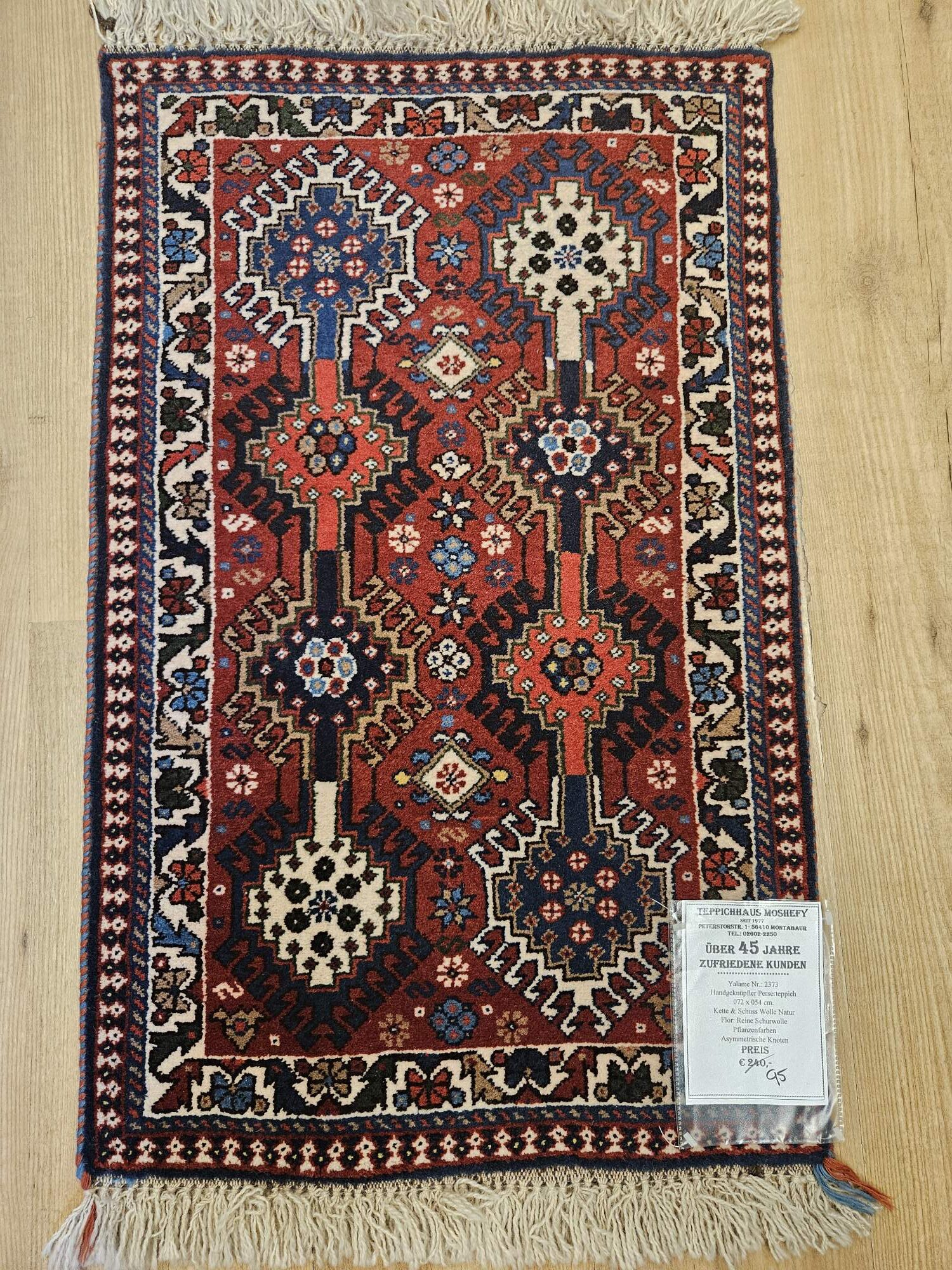 095x55 handgeknoopt perzisch tapijt yalameh ID31441