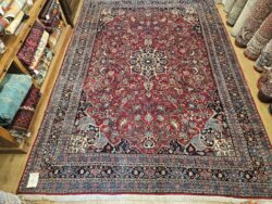 375x270 vintage handgeknoopt perzisch tapijt bidjar ID31568