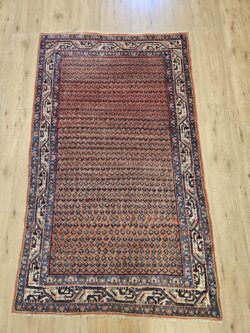 160x95 vintage handgeknoopt perzisch tapijt sarough mir ID31550
