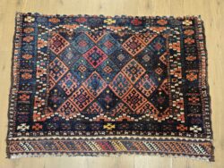 077x107 vintage handgeknoopt perzisch tapijt mossul ID31552