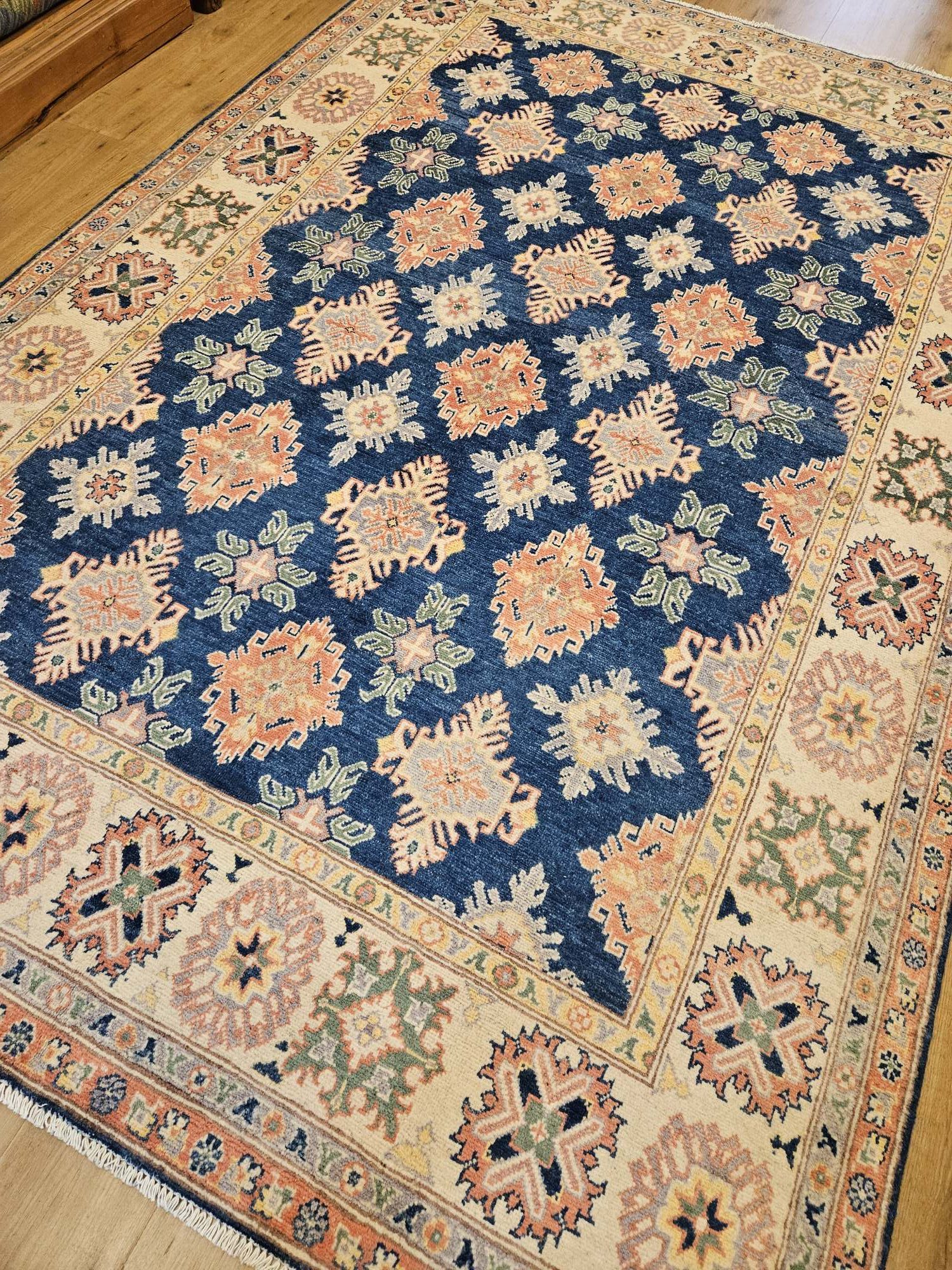 300x194 handgeknoopt oosters tapijt kazak ID31929 - Afbeelding 2