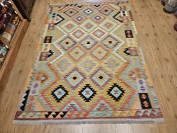 251x180 handgeweven oosterse wollen kelim ID31773