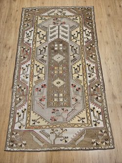 266x130 vintage handgeknoopt oosters tapijt milas ID31820