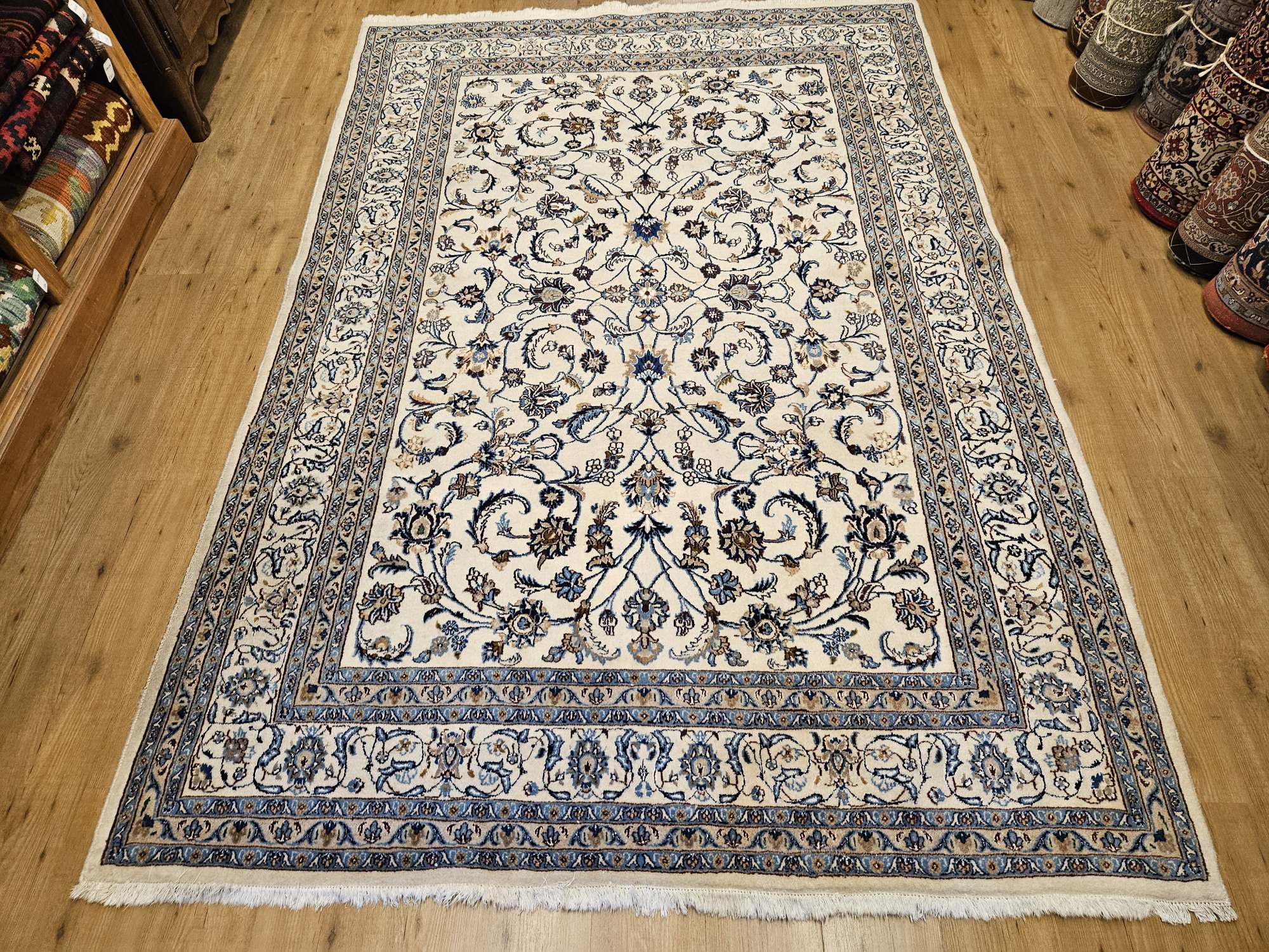 294x198 vintage handgeknoopt perzisch tapijt nain ID31914