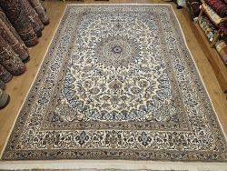 356x235 vintage handgeknoopt perzisch tapijt nain ID31796