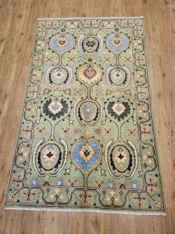 194x121 handgeknoopt oosters tapijt modern design ID32194