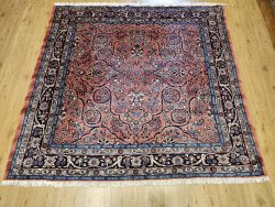 196x196 vintage handgeknoopt perzisch tapijt mehraban ID32196