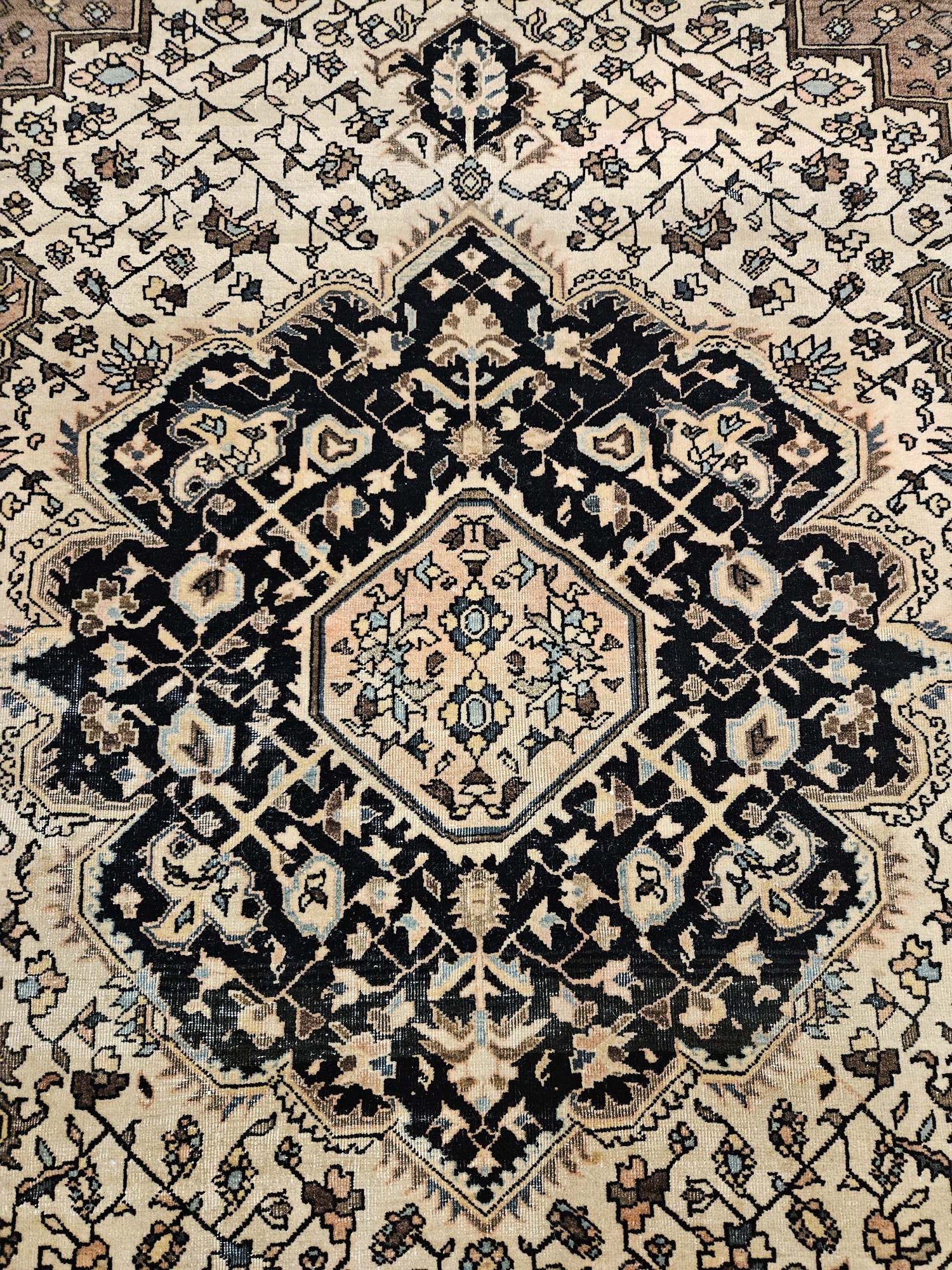 152x100 vintage handgeknoopt perzisch tapijt feraghan antiek ID32281 - Afbeelding 2