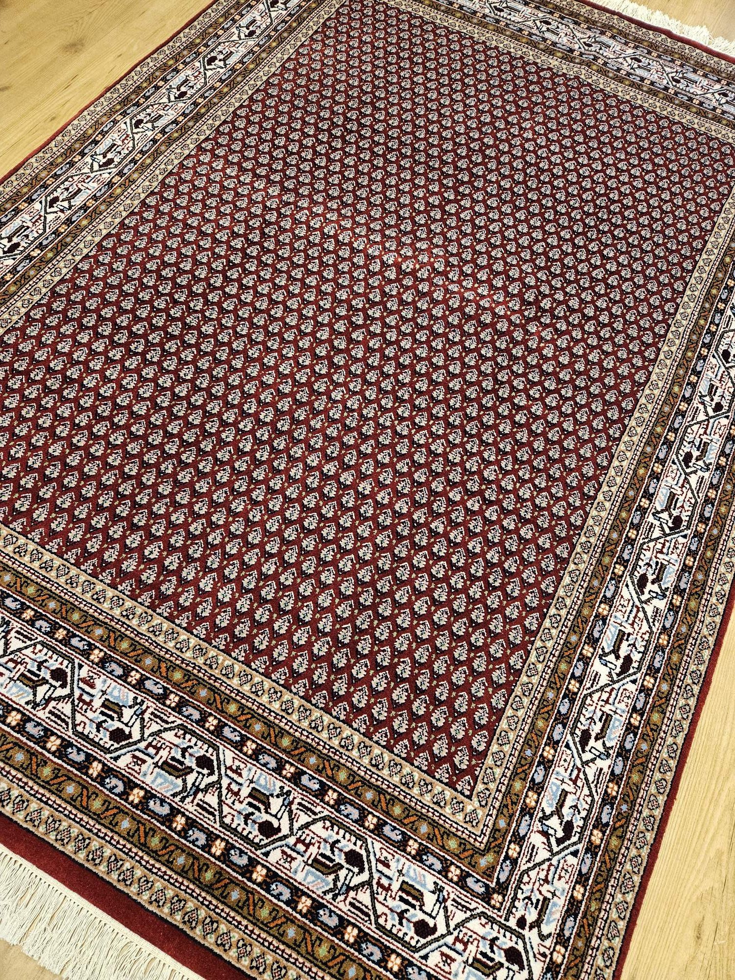 246x163 handgeknoopt oosters tapijt mir ID32375 - Afbeelding 2