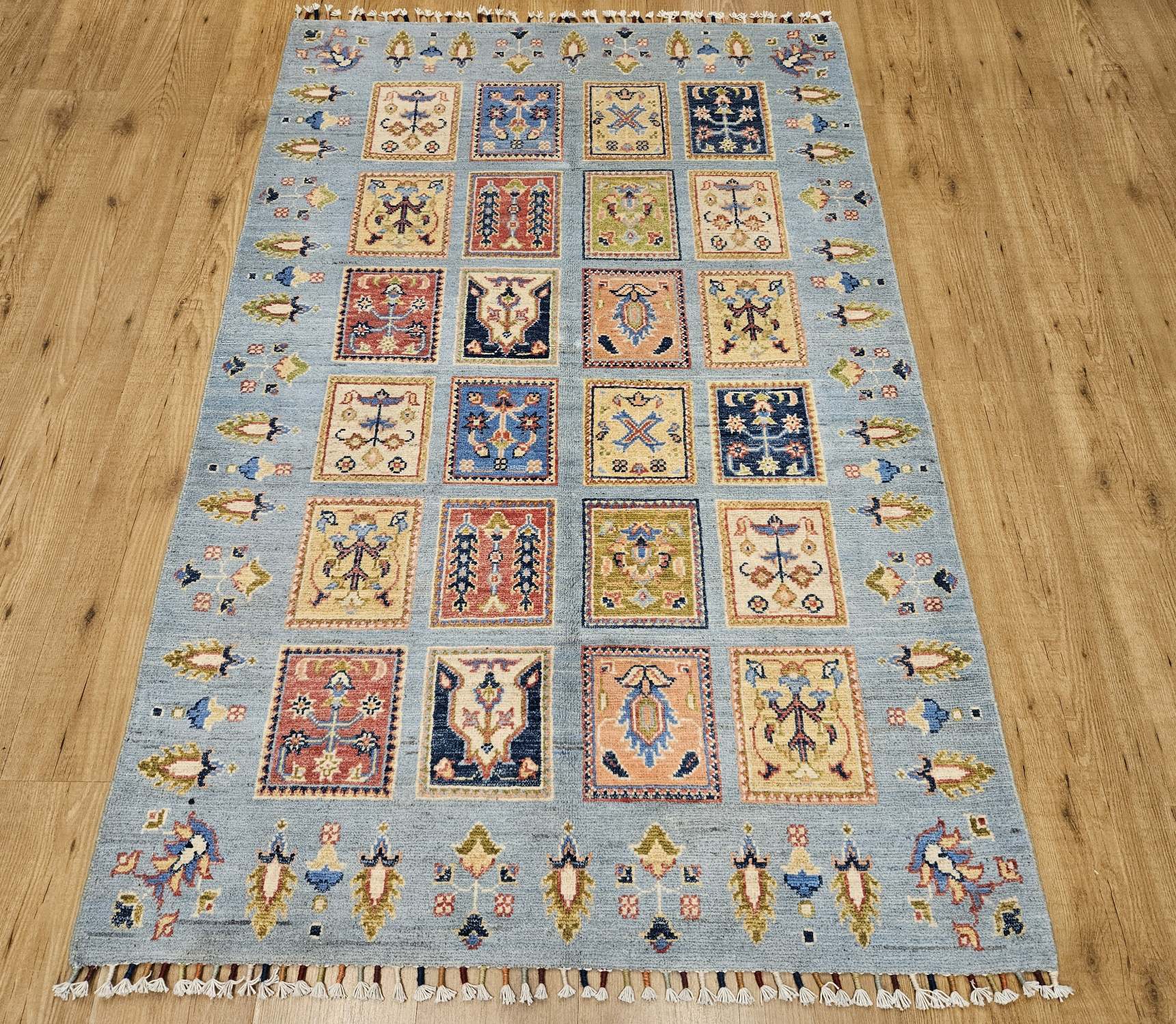 184x120 handgeknoopt oosters tapijt kazak ID32393