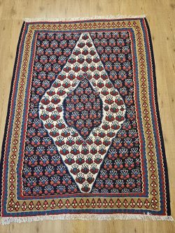 158x110 vintage handgeweven perzische kelim ID32111