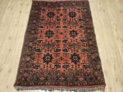 185x126 vintage handgeknoopt oosters tapijt afghaans ID32302