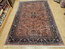 305x203 vintage handgeknoopt oosters tapijt sarough ID32357