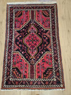 131x84 vintage handgeknoopt perzisch tapijt hamadan ID32215