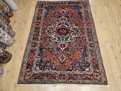 220x146 vintage handgeknoopt perzisch tapijt bakhtiar ID32213