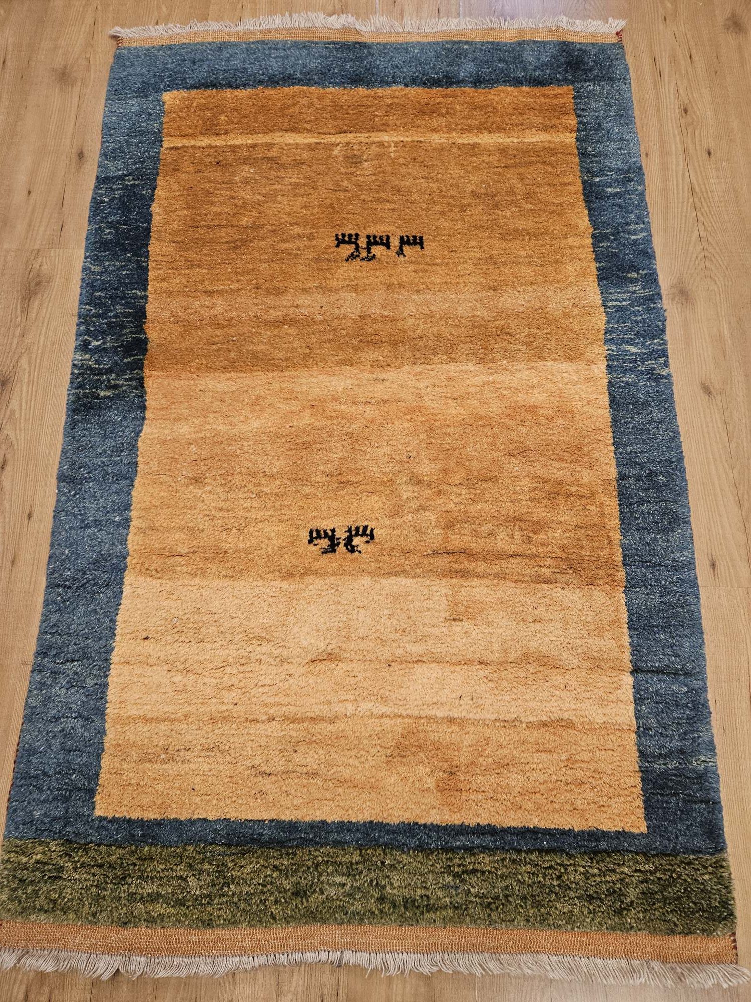 188x113 vintage handgeknoopt oosters tapijt gabbeh ID32292