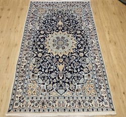 205x120 vintage handgeknoopt perzisch tapijt nain ID32277
